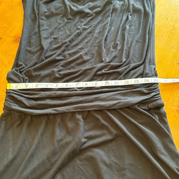 VENUS Black Cowl Neck Sleeveless Midi Dress - Picture 13 of 14